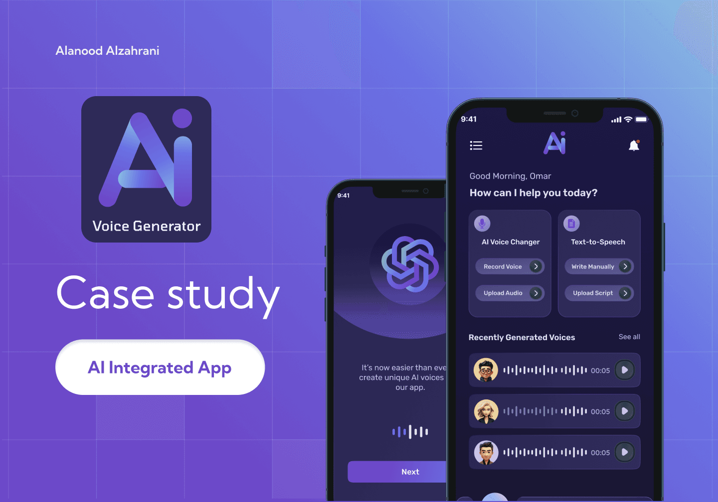 Voice Generator - AI Integrated app